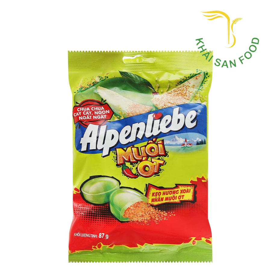 Alpenliepe Kẹo Hương Xoài Nhân Muối Ớt 84.1G