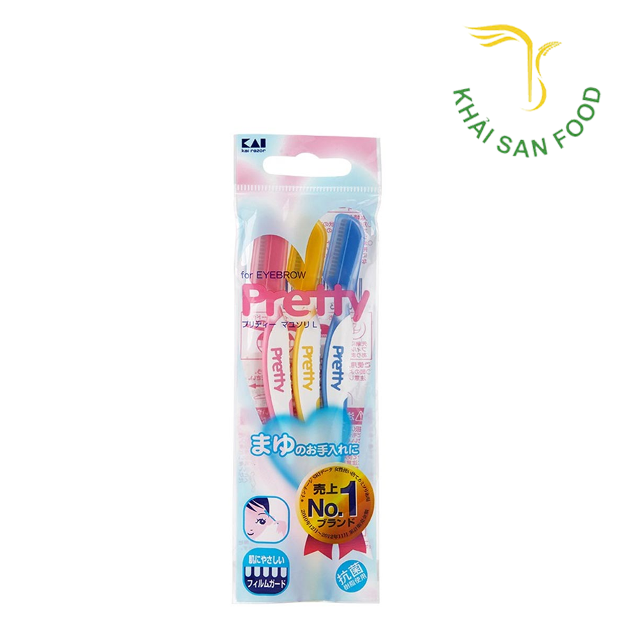 Set 3 Dao Cạo Lông Mày Can Kai