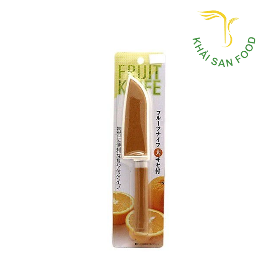 Dao Gọt Hoa Quả Có Nắp Đậy (Màu Vàng)