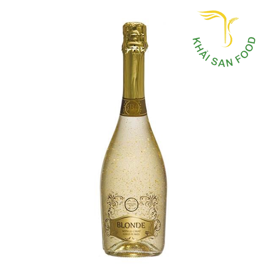 Rượu vang Sủi Trắng Blonde Gold Flakes 75CL-Coeli