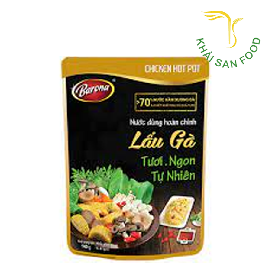 Nước Dùng Hoàn Chỉnh Barona - Lẩu Gà 140g