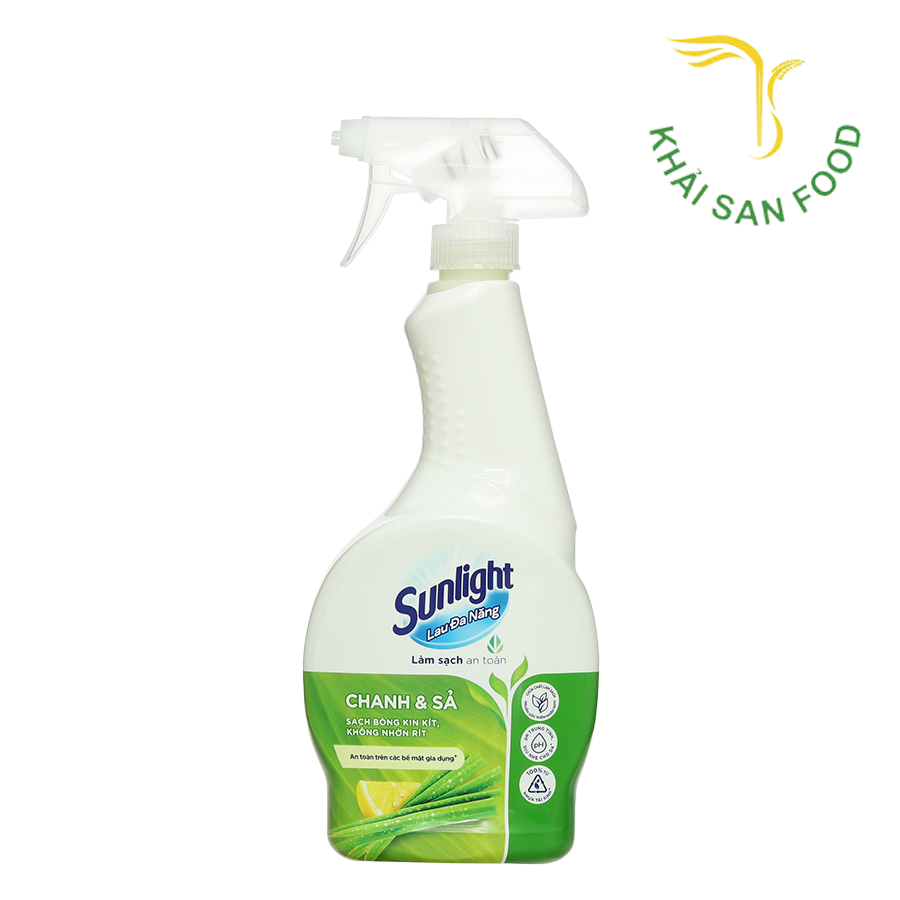 Sunlight Nước Lau Đa Năng Chanh & Sả 500ml