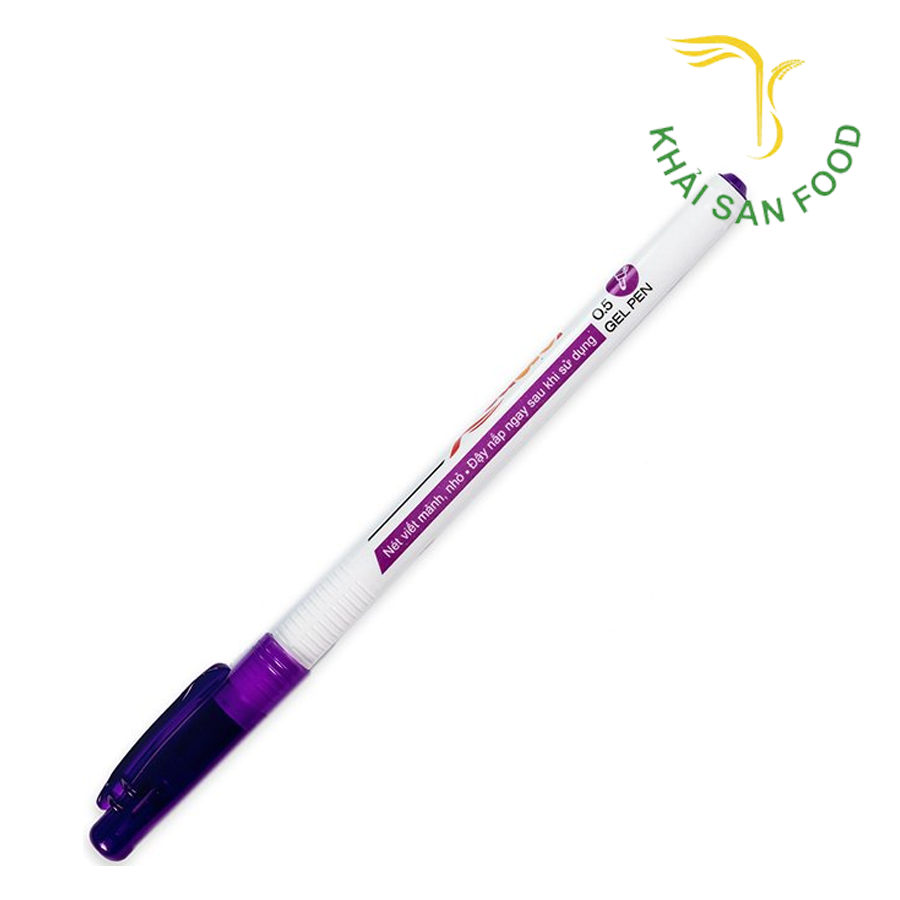 Bút gel GEL-07 Tím Hộp 20/T960