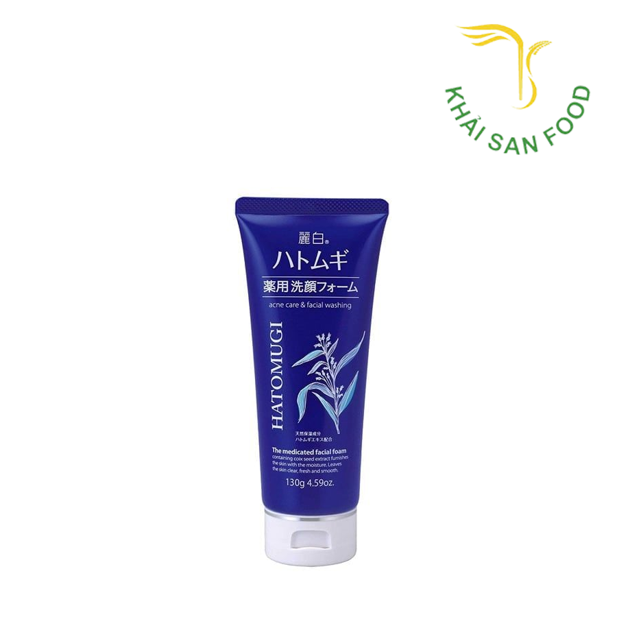 Sữa Rửa Mặt Dưỡng Âm Trị Mụn Hatomugi 130gr