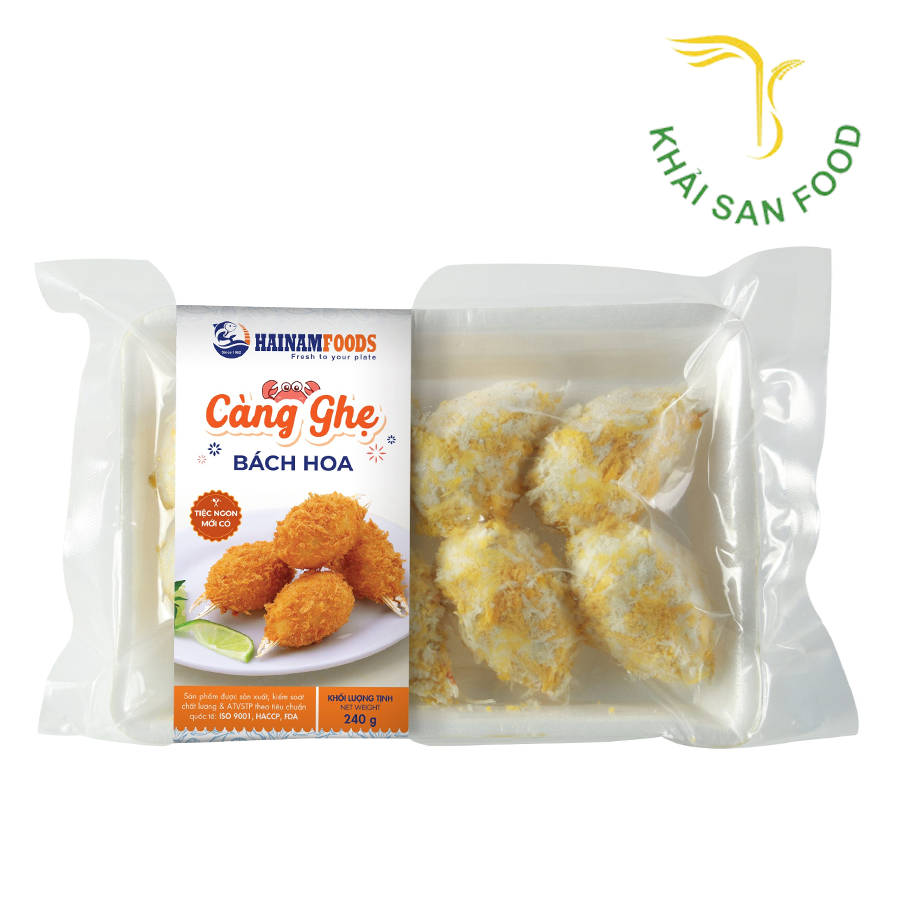 Hải Nam Càng Ghẹ Bách Hoa Khay 240G