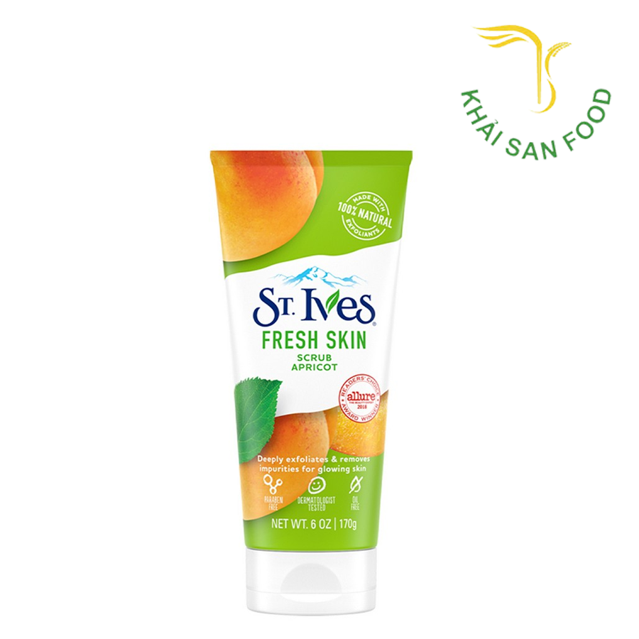 ST.IVES Sữa Rửa Mặt 170G (Tẩy Tế bào Chết Hương Mơ)