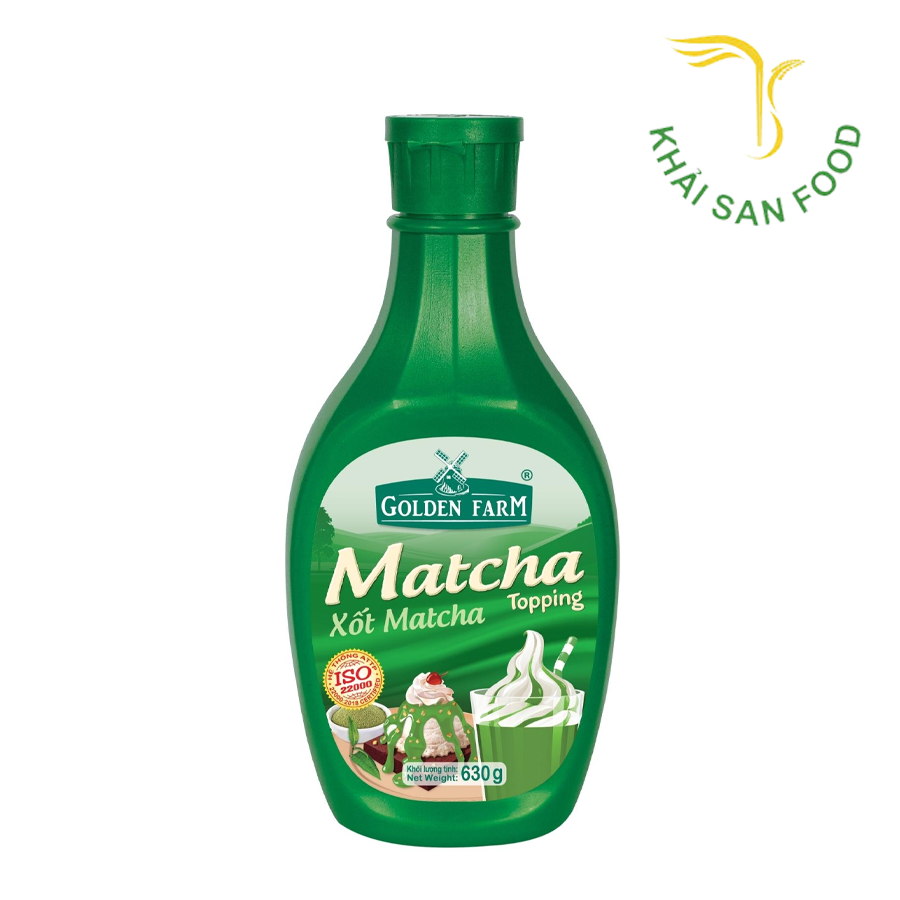 Xốt Topping Matcha - Golden Farm 630 g