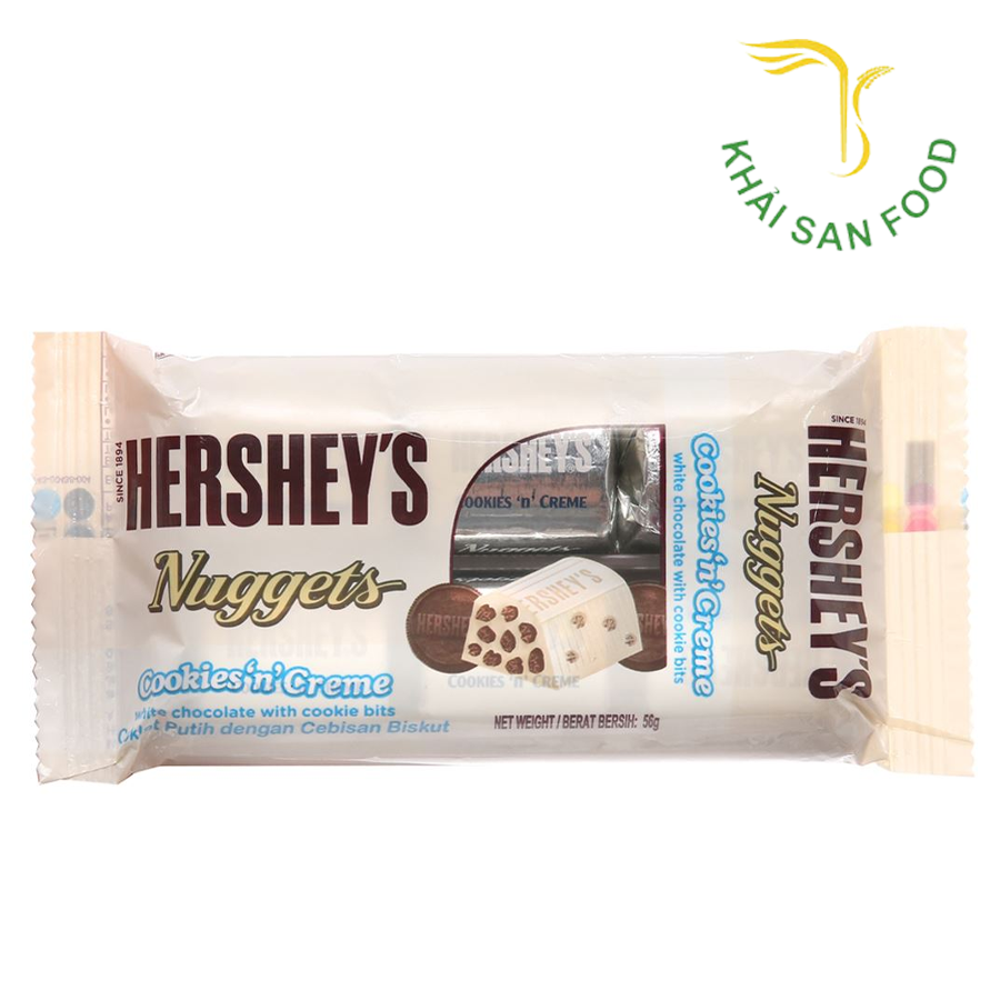 Socola Trắng Bánh Quy Hershey's Nuggets 56G
