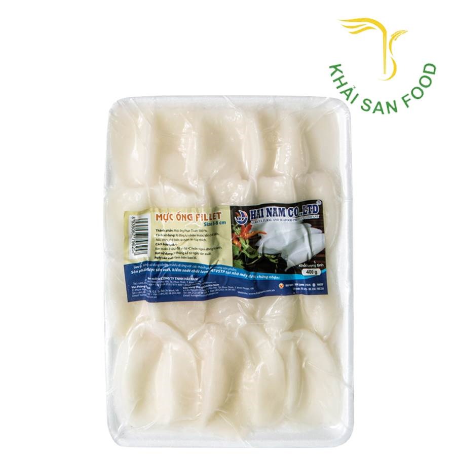 HN Mực Ống FLLD 5-8Cm Khay 400g