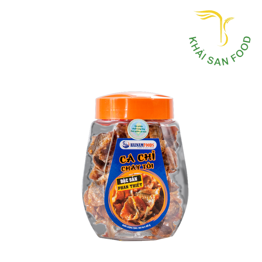 Hải Nam Cá Chỉ Vàng Cháy Tỏi Hủ 60G