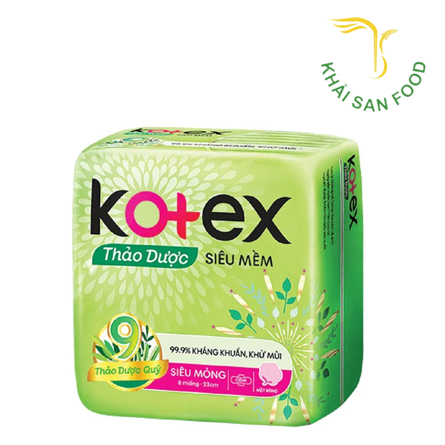 Kotex Siêu Mềm Thảo Dược 23Cm SMKC