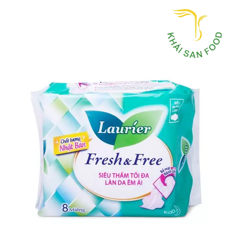 Laurier F&F Siêu Mỏng Không Cánh 8M