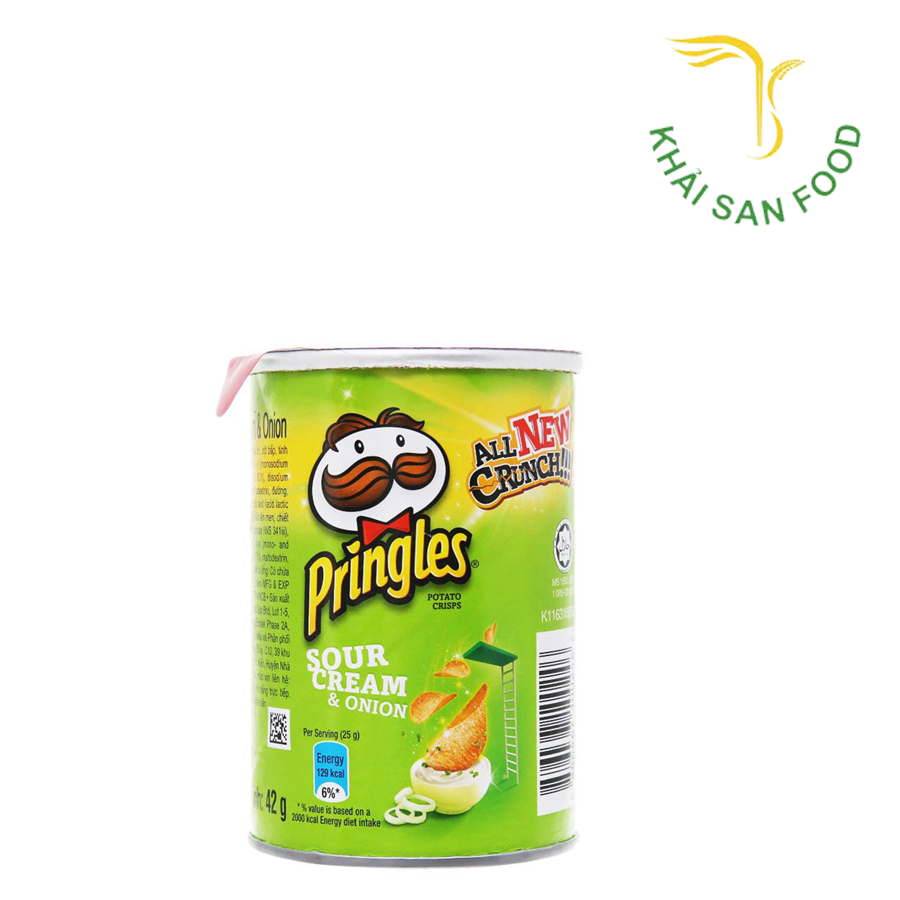 Snack Pringles Vị Kem Chua & Hành 42G