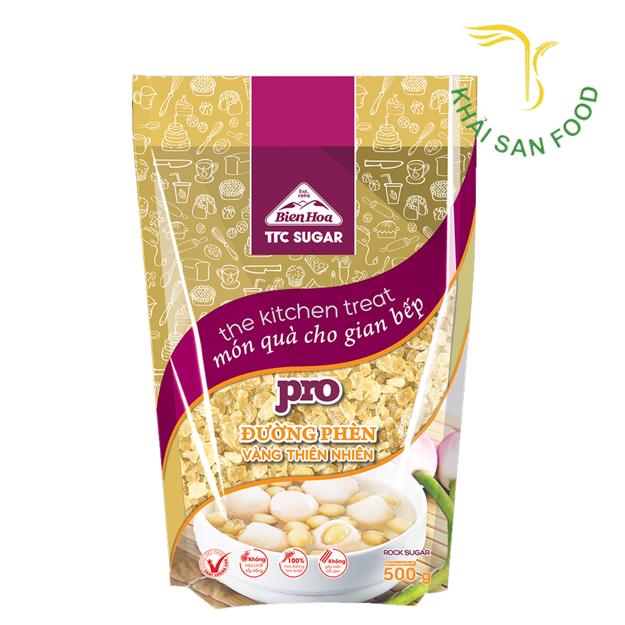 Đường Phèn Vàng Biên Hòa 500g