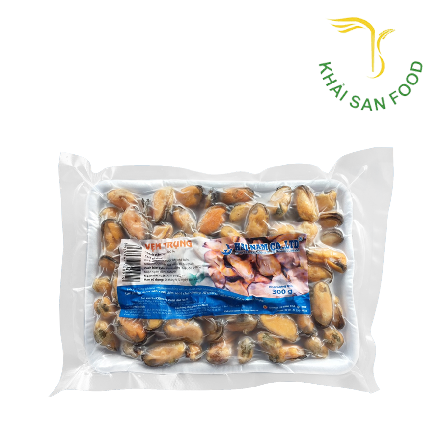 Hải Nam Vẹm Thịt Hấp(Trụng) 300g