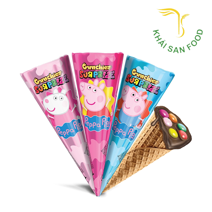 Bánh Ốc Quế Socola Peppa Pig Relkon 25g