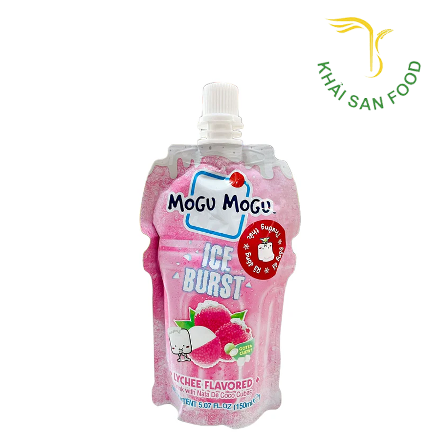 Kem Uống Thạch Dừa Mogu Mogu Vị Vải 150Ml