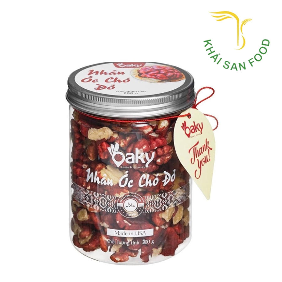 Oaky Nhân Óc Chó Đỏ 200g
