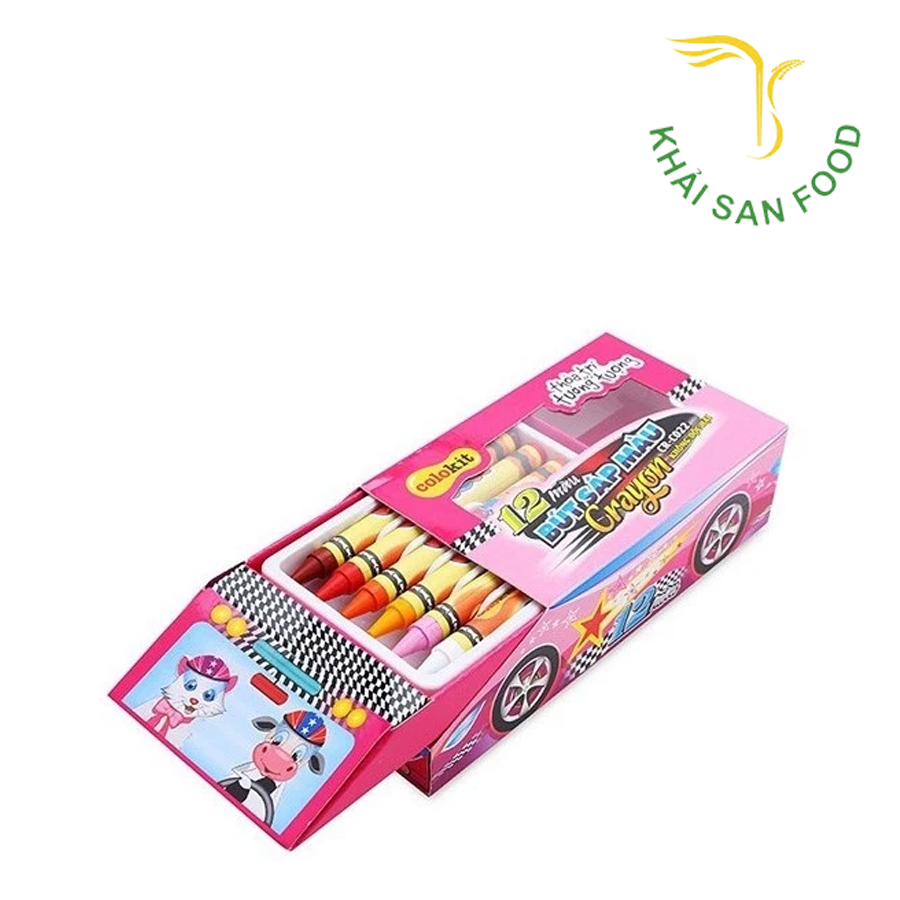 Bút Sáp Màu Mẫu Xe C022