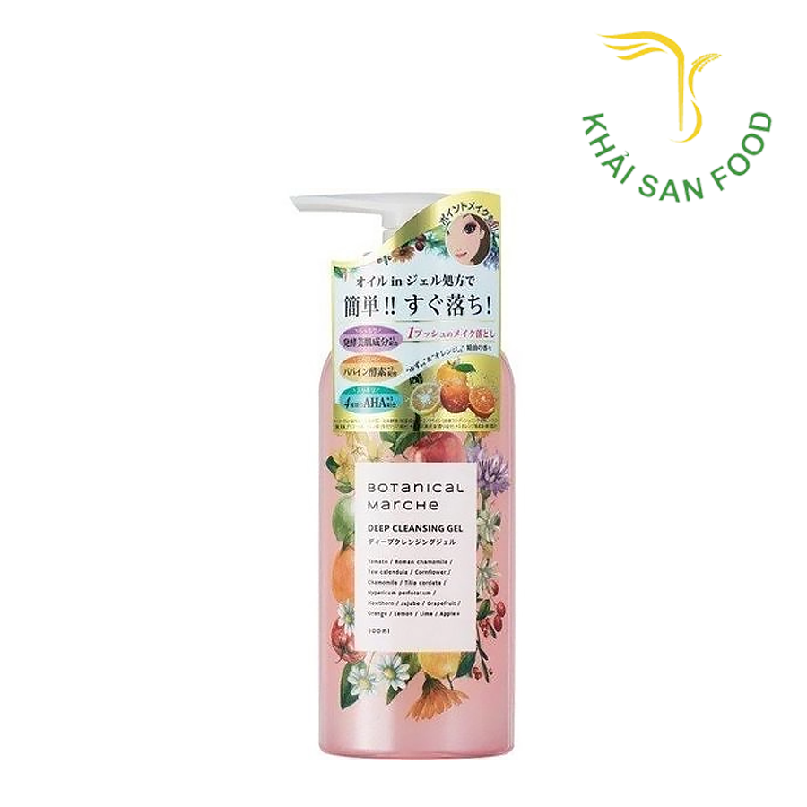Gel Tẩy Trang Thảo Mộc Botanical Marche Deep Cleansing Gel 300ml