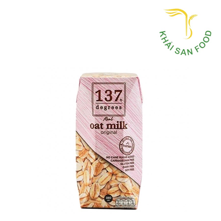 Sữa Hạt Yến Mạch Nguyên Chất 137 Degrees 180ml