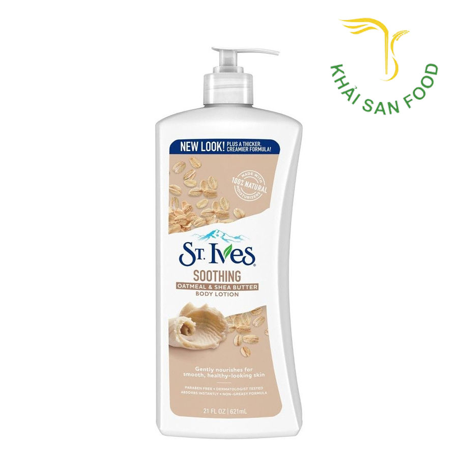 ST.IVES Sữa Dưỡng Thể 621Ml (Lúa Mạch Và Bơ)