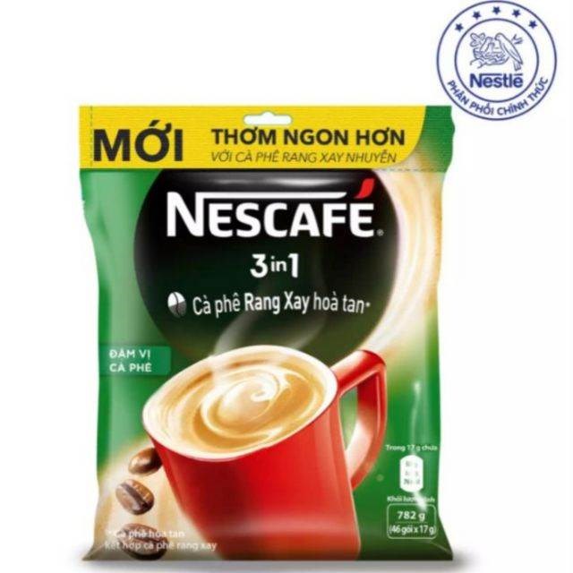 Nescafe 3in1 Đậm Đà Bịch 46 Gói