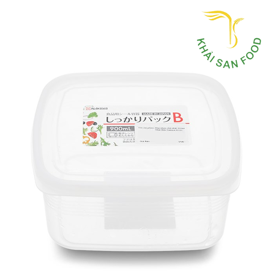 Hộp Nhựa Đựng Thực Phẩm Nakaya 900ml - 140504