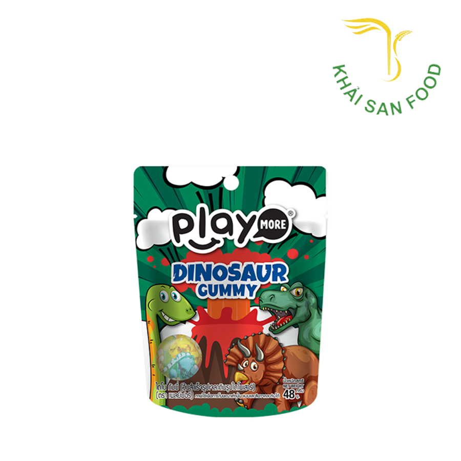 Kẹo Dẻo Con Khủng Long Playmore 48g