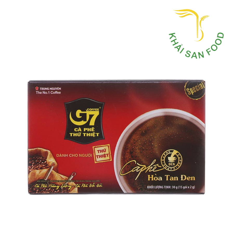 Cà Phê G7 Hòa Tan Đen 15Gói*2G