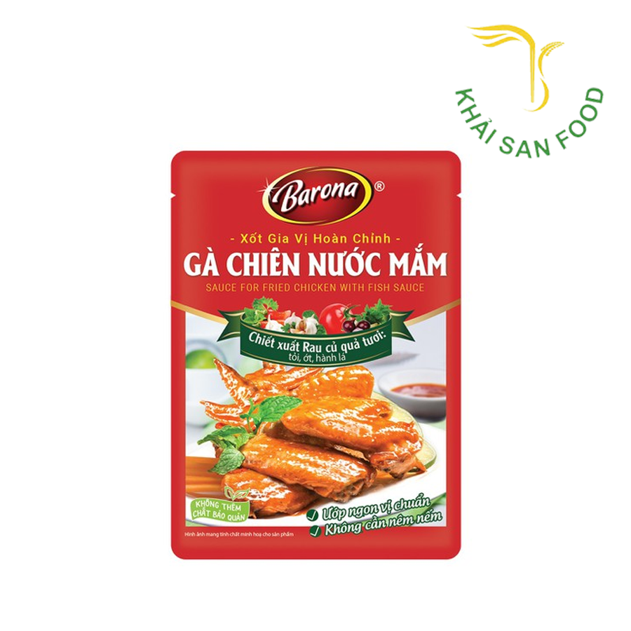 Barona Xốt GVHC - Gà Chiên Nước Mắm 80g