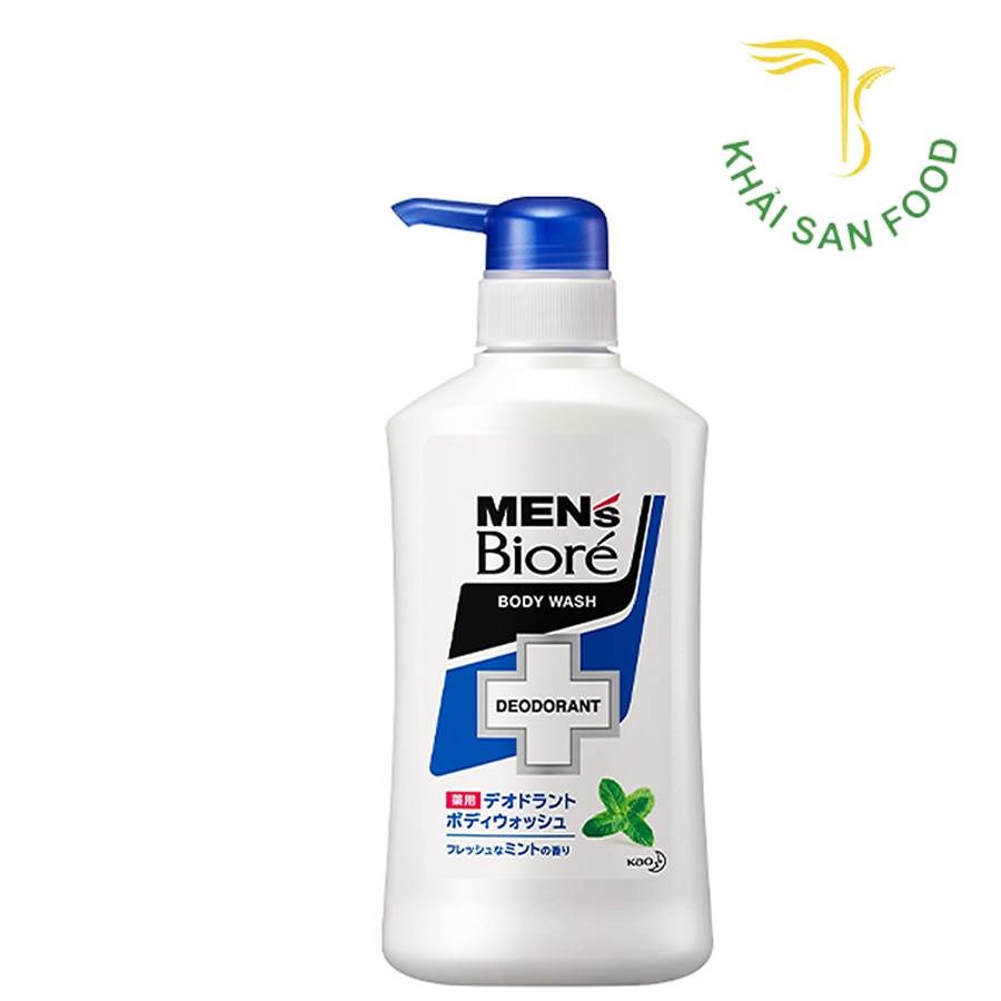 Biore Men Sữa Tắm Nam Mát Lạnh Bạc Hà 440ml
