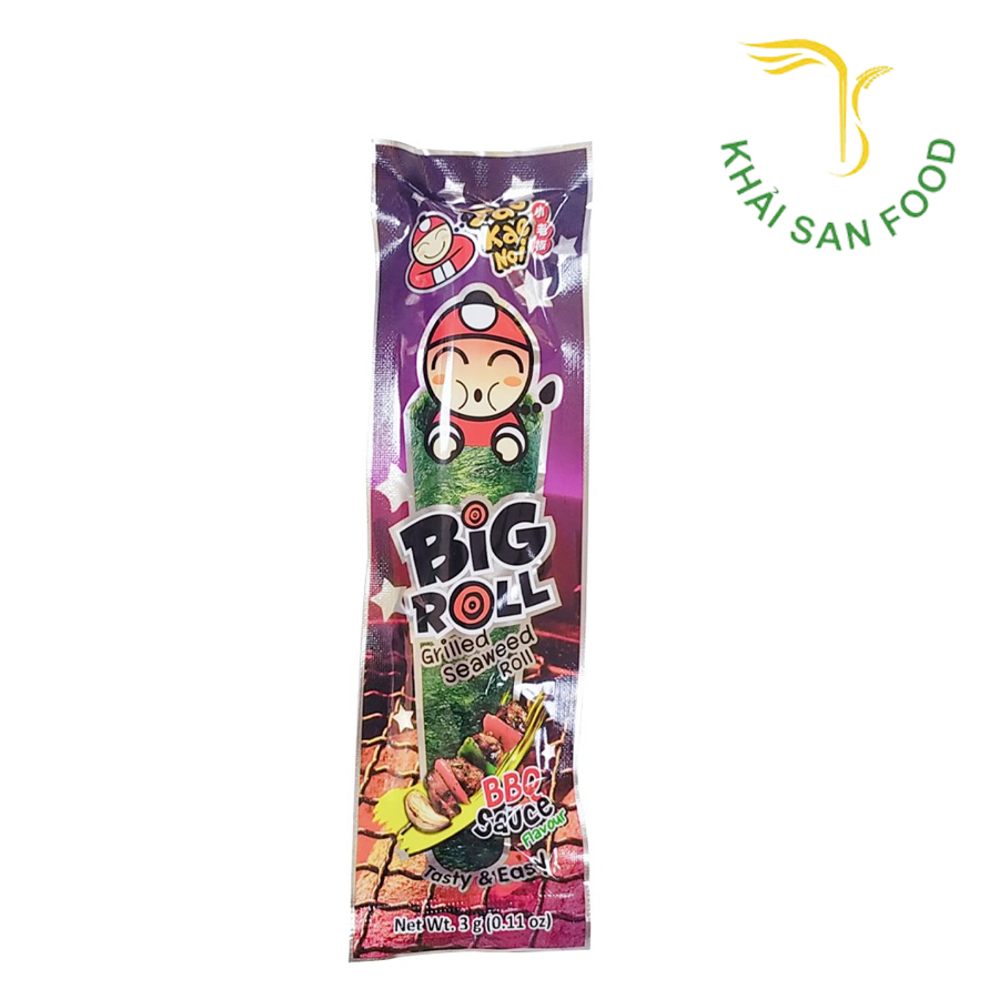 Rong Biển TKN Big Roll Vị BBQ 3g