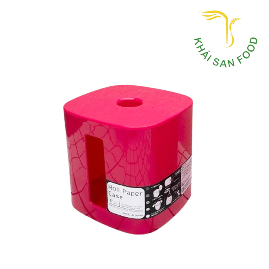 Hộp Đựng Khăn Giấy Cuộn Ishida (Màu Đỏ)
