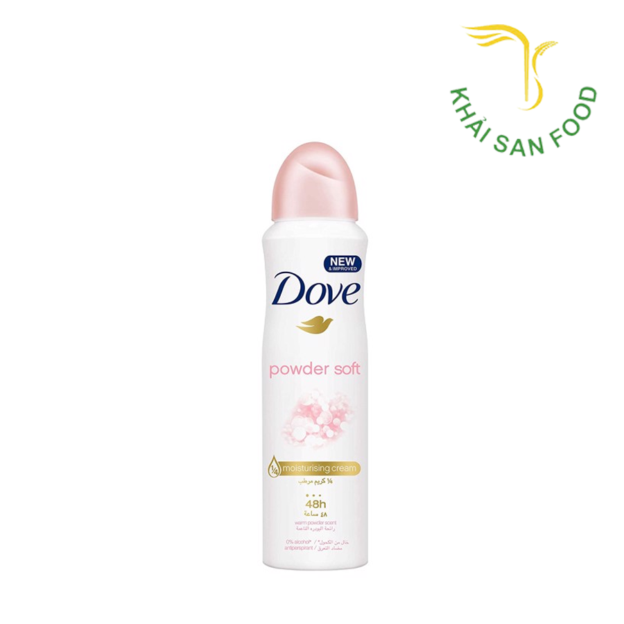 Dove Nữ Xịt Ngăn Mùi Powder Soft 150ml