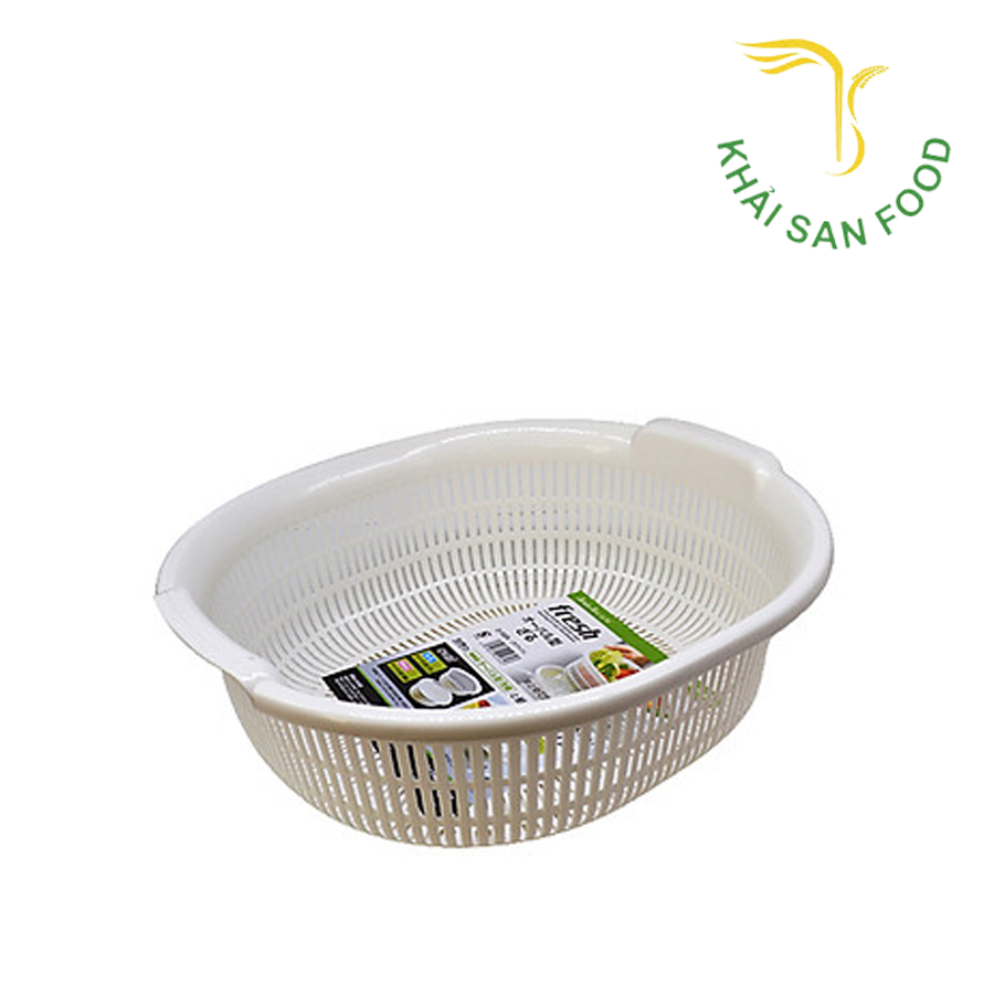 Rổ Nhựa 5.3L Màu Trắng
