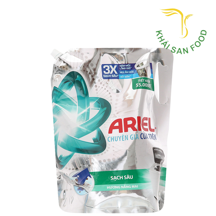 NG Ariel Sạch Sâu Hương Nắng Mai Cửa Trên 2KG (2.05KG)