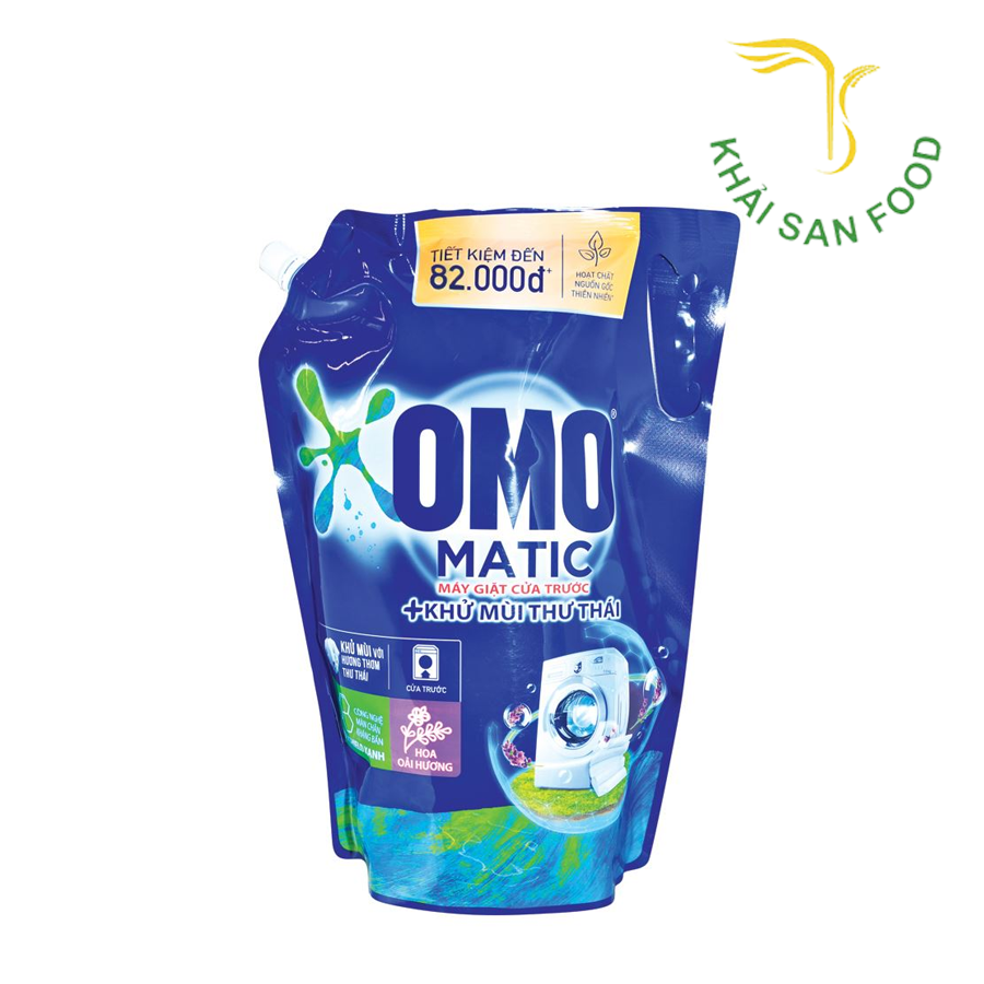 Omo NG Cửa Trước Hương Hoa Oải Hương Thư Thái 1.8Kg