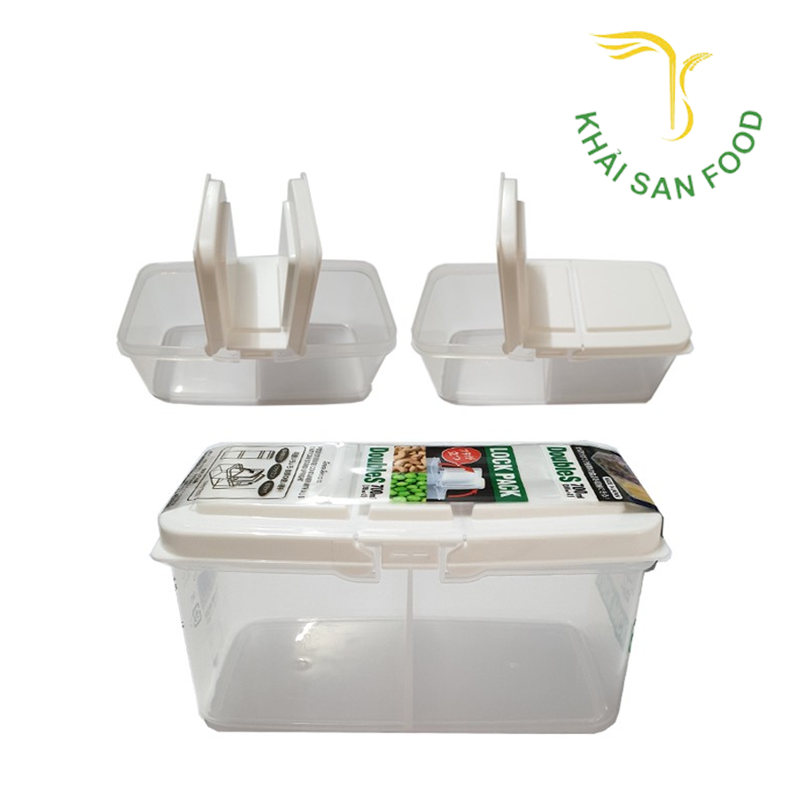 Hộp Chia 2 Ngăn Nắp Rời (Cỡ To)
