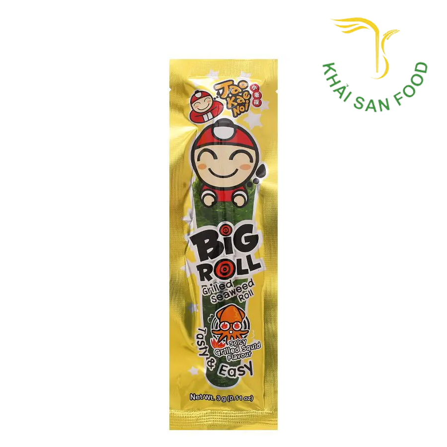 Rong Biển TKN Big Roll Vị Mực 3g