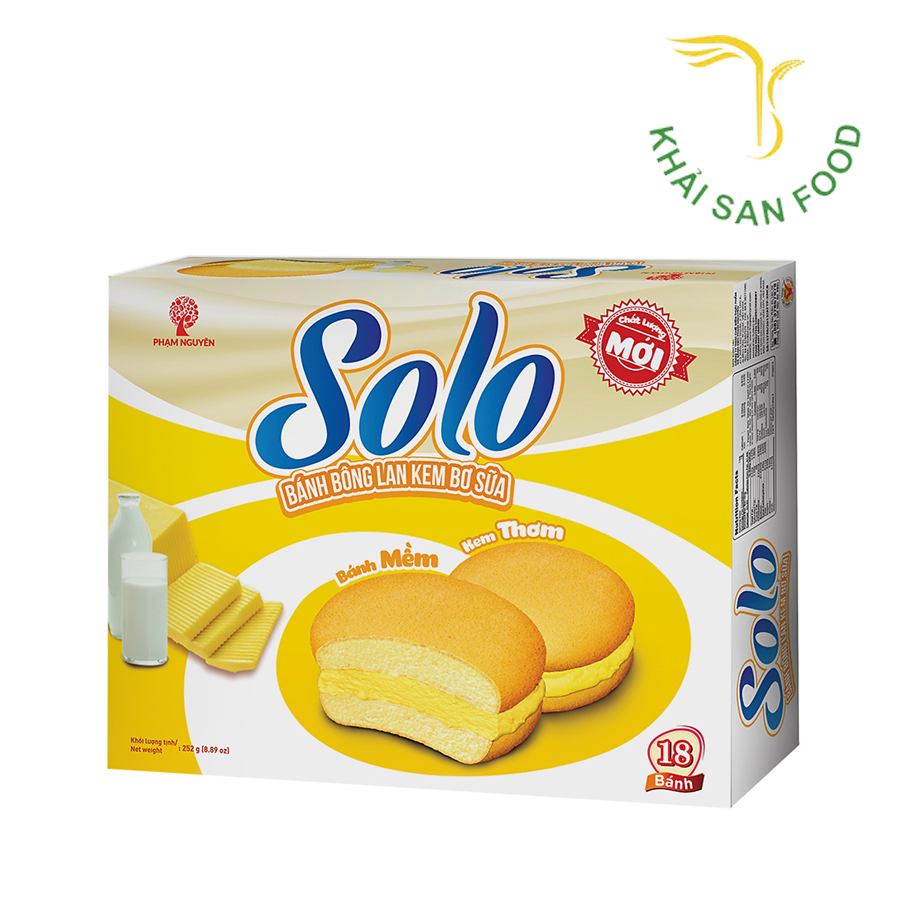 Bánh Solo Kem Bơ Sữa 280G