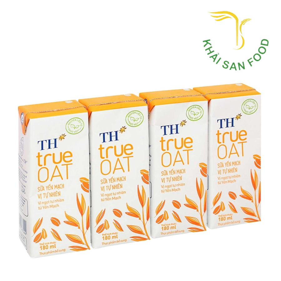 Sữa Yến Mạch Vị Tự Nhiên TH True 180ml