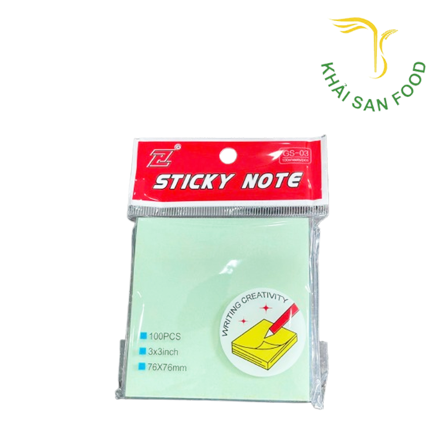 Giấy Note 4 Màu 3x3 Sticknote GS03
