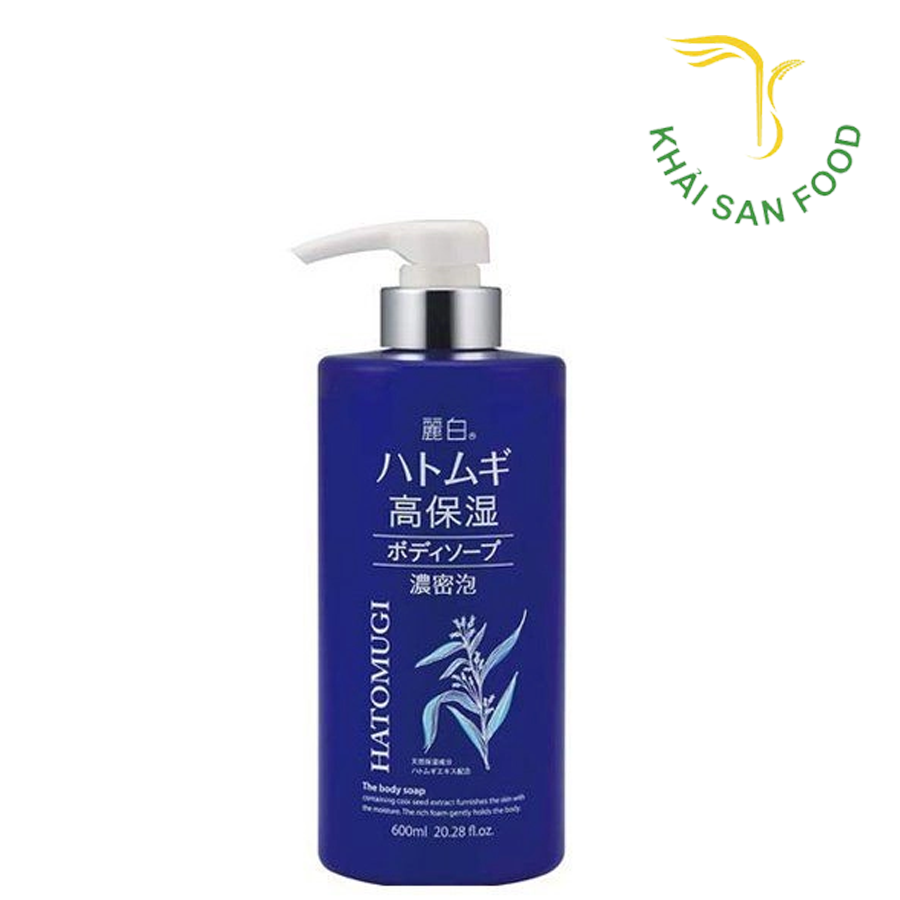 Sữa Tắm Dưỡng Ẩm Sâu Và Làm Trắng Da Hatomugi 600ml