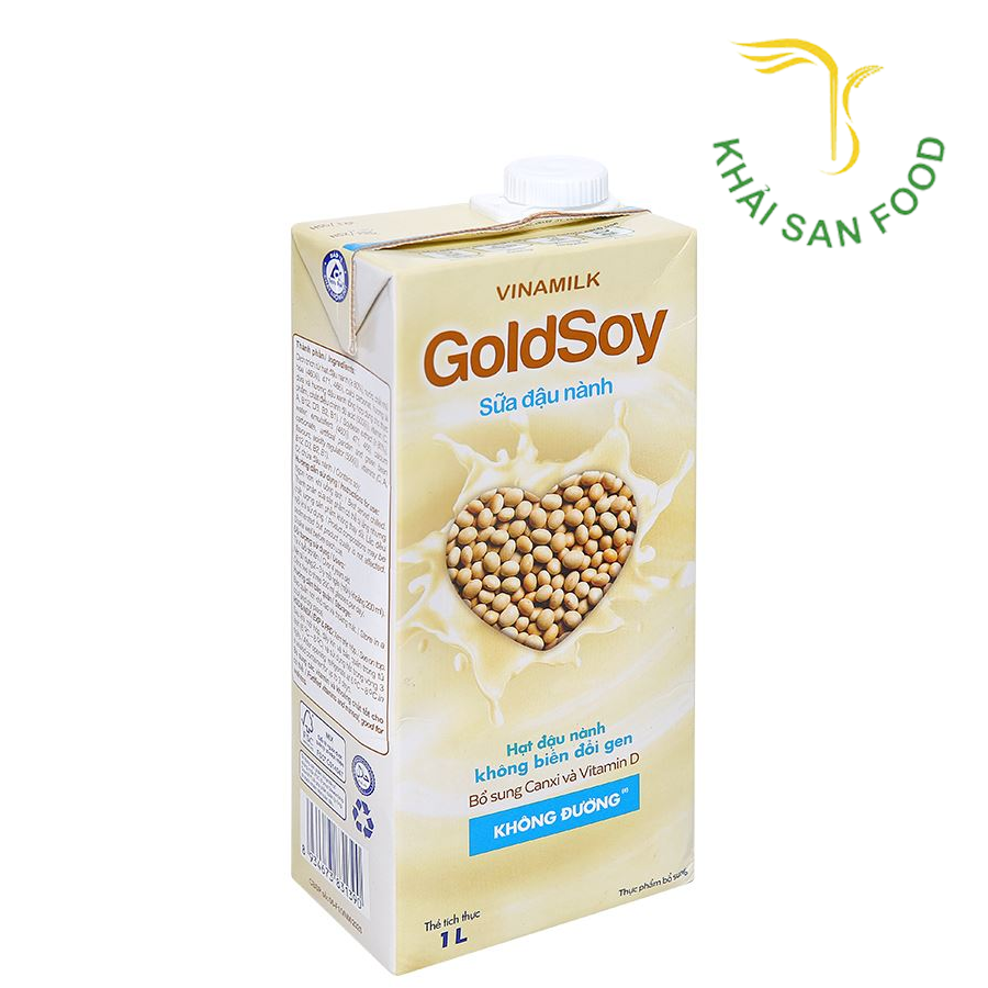 Sữa Đậu Nành Không Đường Goldsoy 1L