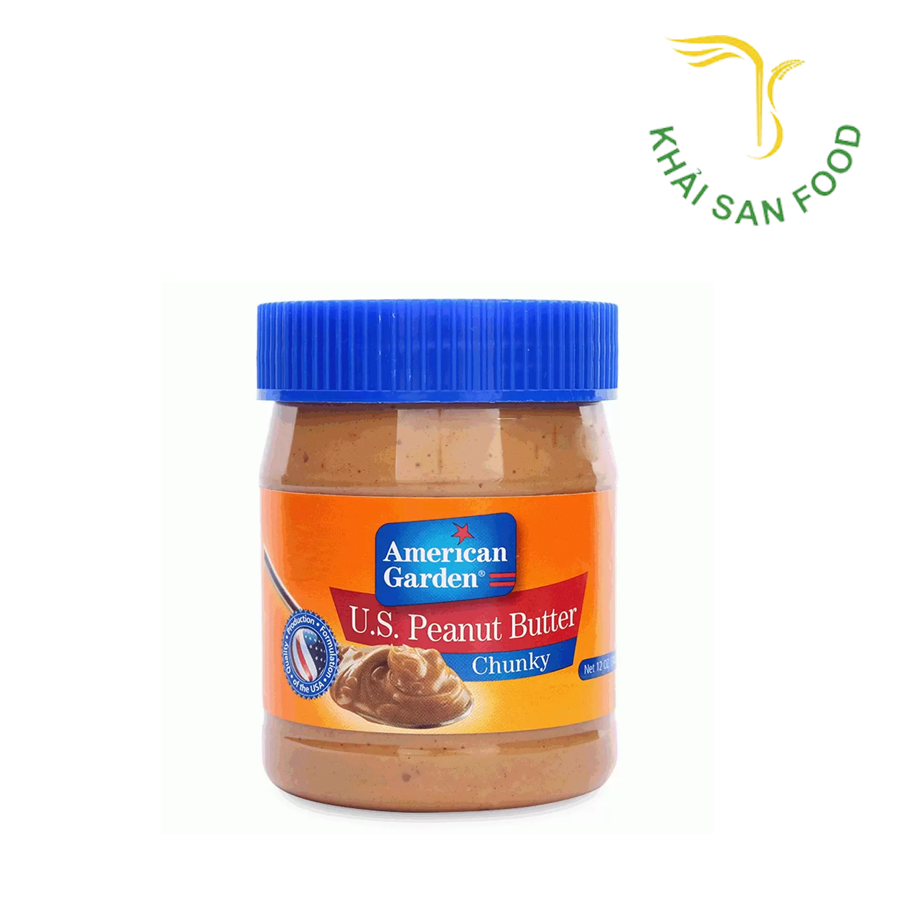 Bơ Đậu Phộng Chunky A.Garden 340g