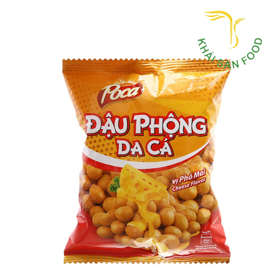 Poca Đậu Phộng Da Cá Vị Phô Mai 75G