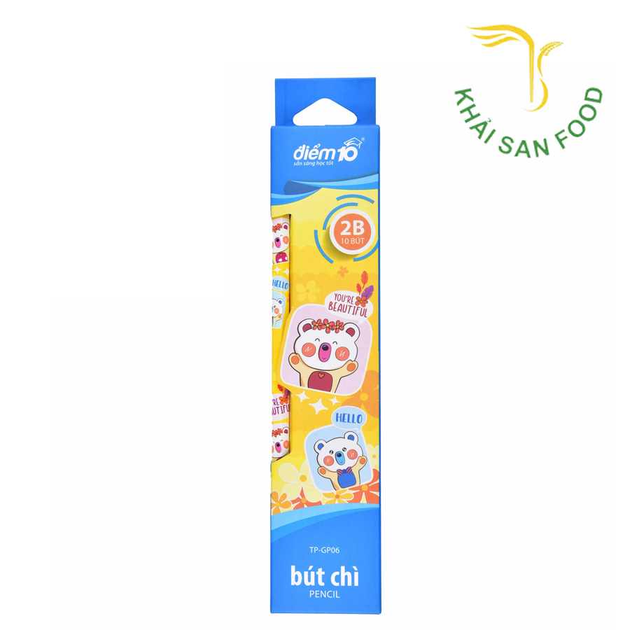 Bút Chì Gỗ 2B TP-GP06 Hộp 10