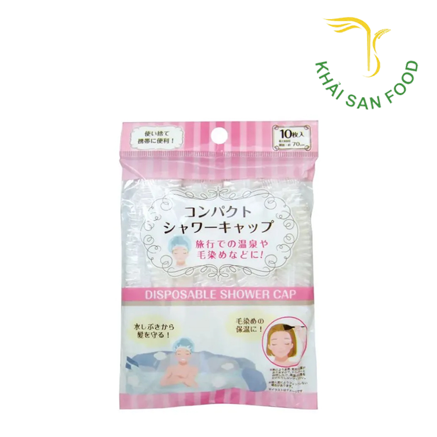 Set 10 Mũ Chụp Tắm Loại Mỏng Seiwa