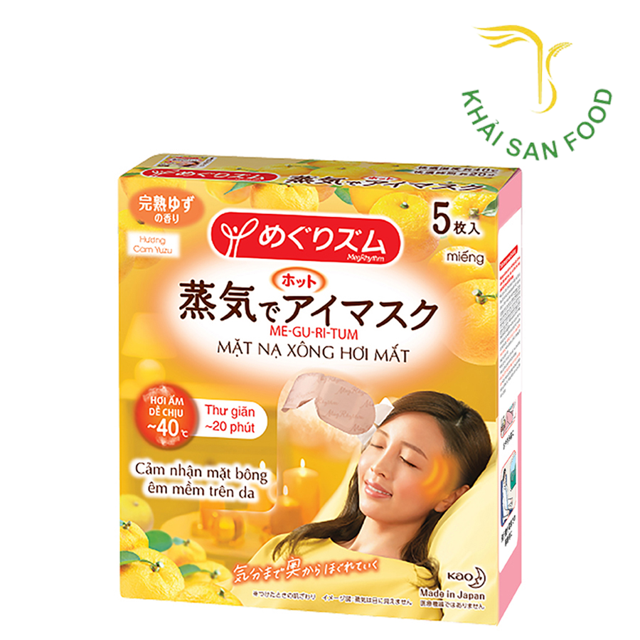 Mặt Nạ Xông Hơi Mắt Hương Cam Yuzu 5M